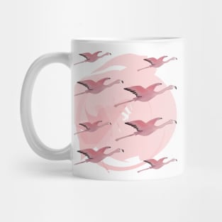 Just Flying Flamingos Mug